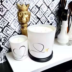 Scented Glass Candles by Aroma Holiday