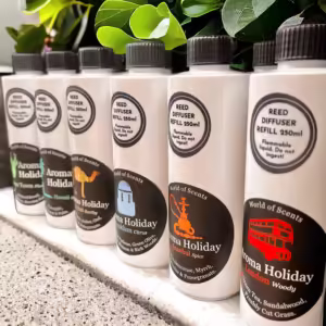 Diffuser Refills & Reeds by Aromaholiday World of Scents
