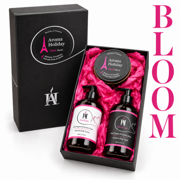 Paris Bloom World Spa gift set