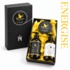 AromaHoliday Energise Bangkok gift set with Lemongrass and Ginger wash, lotion and matching travel tin candle.