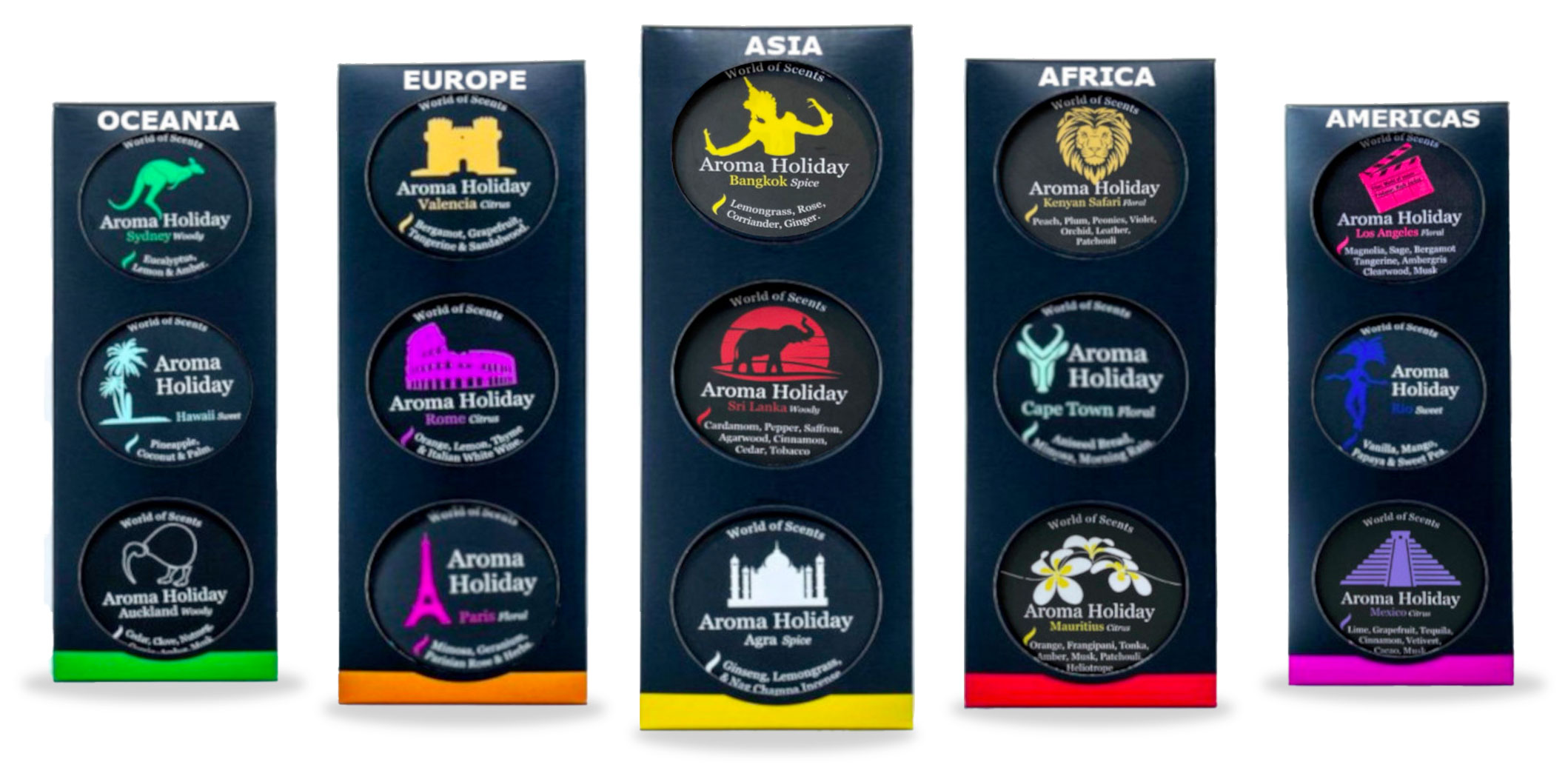 holiday candles of World Travel Retail