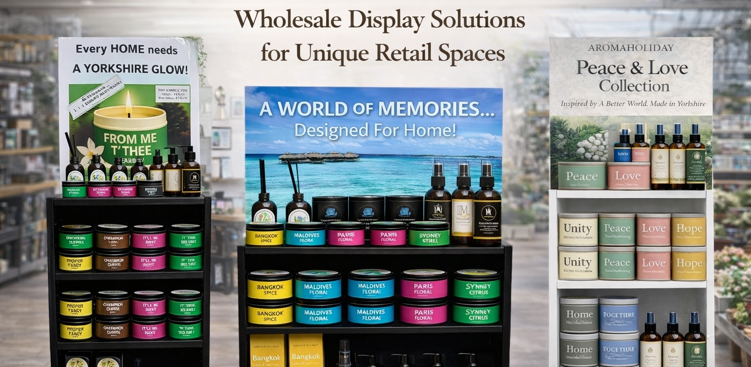 AromaHoliday Retail Display Collections