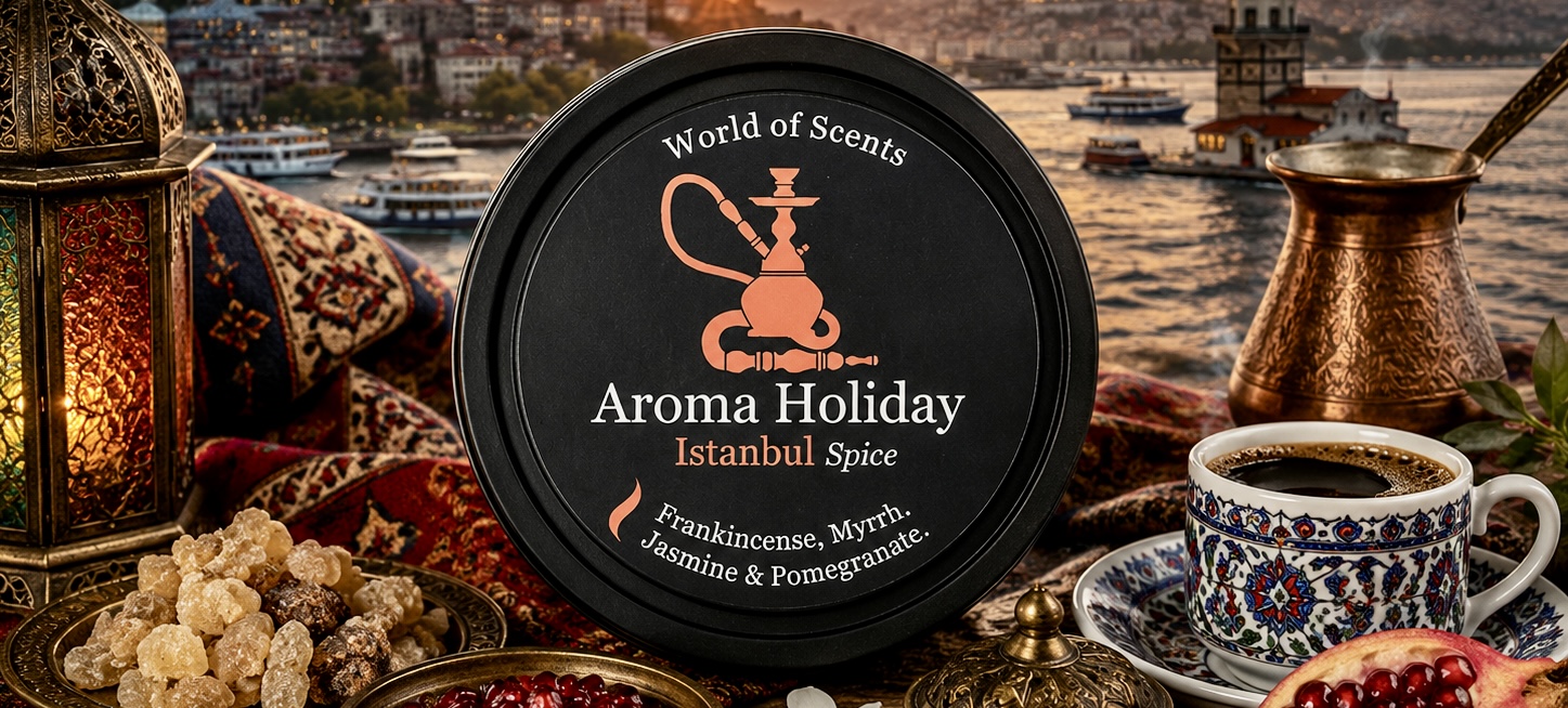 Istanbul Turkey luxury travel home fragrance gifts, soy candles, Reed diffusers, wax melts, travel themed made by AromaHoliday UK