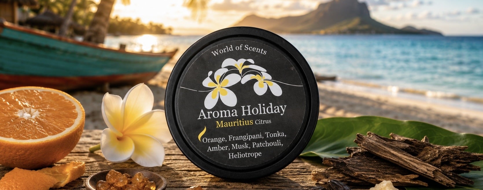 Mauritius Africa Travel Luxury Home Fragrance soy candle, Reed diffuser, wax melt gifts by AromaHoliday UK
