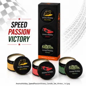 Motorsport candle gift set